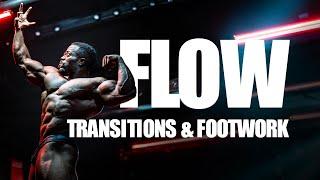 POSING WITH RUFF DIESEL | Classic Physique | FLOW - Transitions & Footwork | Posing Tutorial