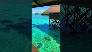 Water villa in Sipadan Kapalai Dive Resort, Sabah #travel  #malaysia #sipadan #sabah #roomtour