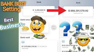 Best bank settings in business empire rich man || DEVANSH 69 || #shorts fast rich in business empire