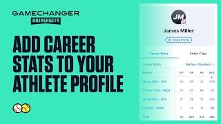 Career Stats | GameChanger University