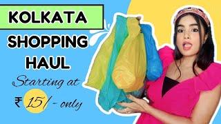 Kolkata ki Shopping itni sasti Starting at ₹15/-  #crafteraditi #haulvideo #haul ​⁠@CrafterAditi