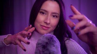 ASMR My favorite triggers for sleep  Hand movements, hair brushing, hand sounds, plucking, comb, +