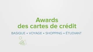 Awards des cartes de crédit