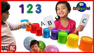 Educational Video for Toddlers and Preschoolers | Colors, Numbers and The Alphabet.