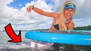 Florida Paddleboarding Made Fast & Easy with the Boost Fin! (EV Paddling)