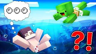 JJ Almost Drowned, but Mikey Saved Him - Maizen Minecraft Animation