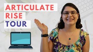 Articulate Rise Course Tour | Great E-Course Creation Tool