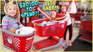 $20 TARGET HAUL CHALLENGE?! WILL THEY GO OVER BUDGET?!