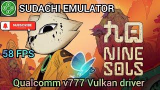 58 FPS playable | Nine Sols | Sudachi emulator on android.