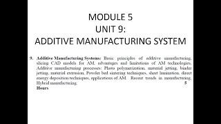 Additive Manufacturing - 11. Direct Energy Deposition