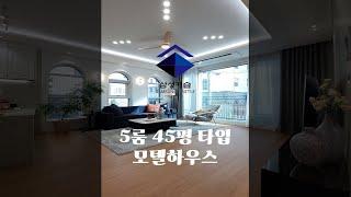 한 개 층에 방이 5개. 운정 삼성캐슬 12차 45평 타입 모델하우스 【야당동신축빌라】 세로 영상