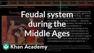 Feudal system during the Middle Ages | World History | Khan Academy