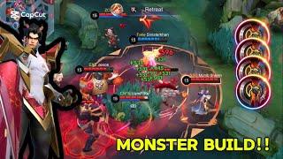 Yuzhong Monster Of Exp Lane !! | Build Top 1 Global Yu Zhong ~ Mlbb