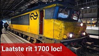 De LAATSTE RIT van de 1700 locomotief | WELS naar AMSTERDAM #BartVlog