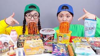 Bakkal Yangın Erişte Tteokbokki Mukbang DONA