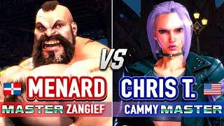 SF6  MENARD (Zangief) vs CHRIS TATARIAN (Cammy)  Street Fighter 6 High Level Gameplay