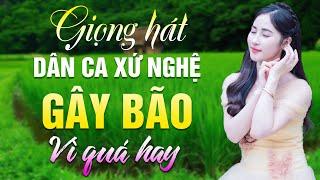 Giọng Hát DÂN CA XỨ NGHỆ GÂY BÃO 2024 Vì Quá Hay | ĐỪNG TRÁCH CÂU VÍ DẶM