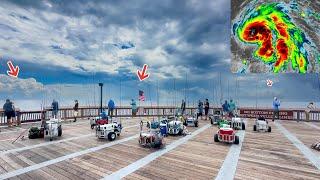 Pier Fishing Before Hurricane Helene And Caught Dinner For Everyone!