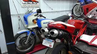 Walk around look at my superbike and exotic motorcycle collection.