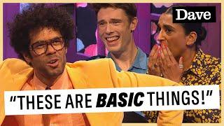 Richard Ayoade Loses It As Panel Show Breaks Down | Mel Giedroyc: Unforgivable | Dave