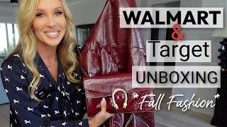 WALMART & Target Unboxing | Try On & Styling Tips For Fall Trends