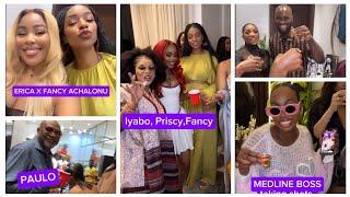 IYABO OJO,PAULO,ERICA  PARTIED AT CHIOMA GOODHAIR 'S CHRISTMAS HOUSE PARTY WITH ALOT OF BADDIES.