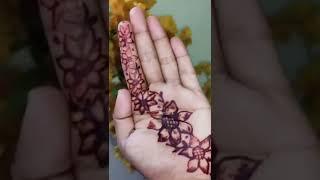 simple mehndi design️️️//Dhiyazzz world