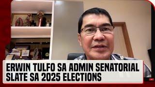 Rep. Erwin Tulfo sa admin senatorial slate sa 2025 elections: Sinala ni Pres. Marcos Jr. 'yan