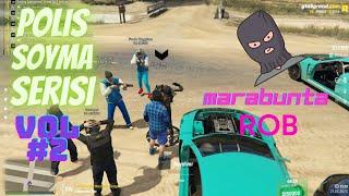 GRAND RP ' DE POLİS SOYMA SERİSİ VOL 2 ! MARABUNTA ' YA KATILIP POLİS SOYDUK ! PERMA BAN YEDİM