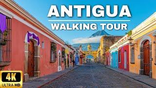 Antigua, Guatemala | Walking Tour w/ Captions | 4K60fps