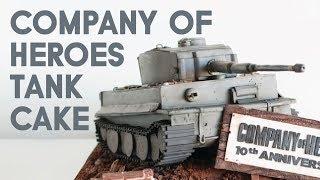 "Company of Heroes" Tiger Tank Cake