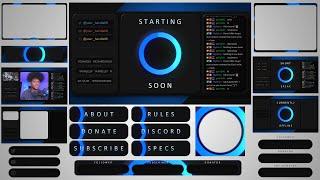 CORE a A Twitch Animated Overlay Pack (Stream Package for OBS, SLOBS, etc)