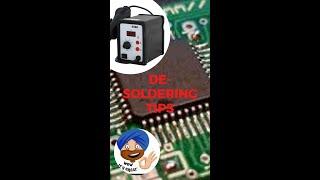 De-Soldering Hacks | Easy De-soldering of SMD ICs | De-soldering with hot air Solder/Desoldering #5