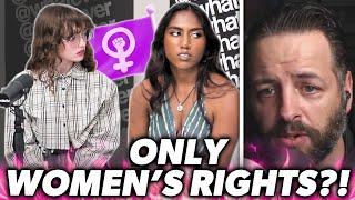 Andrew CONFRONTS Feminist Who Only Wants Reproductive Rights For Women?!