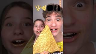 Spicy Gold Food Challenge with My Sister! 