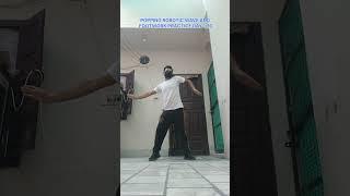 Popping Robotic Wave and Footwork Practice Day -76 #armwave #dancetutorial #waves #poping