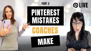 Pinterest Mistakes Coaches & Service Providers Make  (These will keep you from attracting clients!)