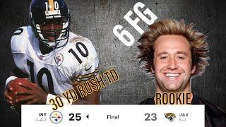 Jeff Reed Kicks SIX Field Goals as a ROOKIE! (2002)