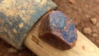 Ruby and Sapphire Corundum Tips North Carolina Propst Farm 2021 Digging Gems Lapadary Grade