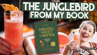 Making a drink from my book - an amaro spiked TROPICAL treat, how to make the JUNGLEBIRD cocktail!