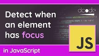 Using the "onfocus" event in JavaScript | JavaScript Events Explained