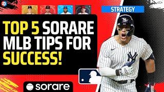 Top 5 TIPS for Sorare FANTASY MLB baseball to help you SUCCEED on the GLOBAL fantasy NFT game!