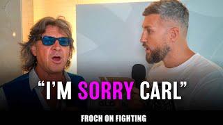 “You are FULL OF S***!” Carl Froch CONFRONTS Gareth A Davies over 'TROLL' comments!