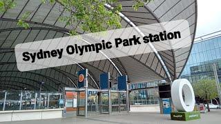 Sydney Olympic Park to Lidcombe train : 시드니 올림픽공원역-리드콤역