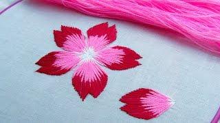 Hand Embroidery Flower Stitch by Nakshi Kantha World