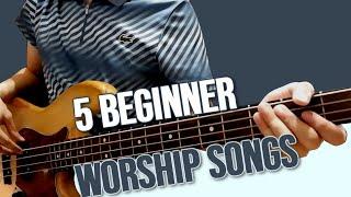 5 Beginner Worship Songs to Practice on Bass