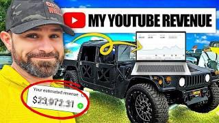 HOW MUCH MONEY YOUTUBE PAID ME for my Car Auction Videos