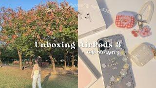  Filming by iPhone 13 pro max camera |  Unboxing AirPods 3 & cute accessories aesthetic 