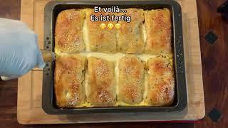 نان شکم پر فوق العاده خوشمزه very delicious dumplings gefüllte Teigtaschen soft lecker