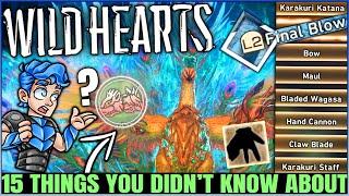 15 Wild Hearts Secrets You NEED to Know - Tips & Tricks For All 8 Weapons - Make It Easy - Guide!